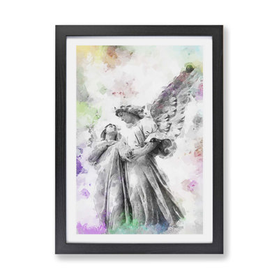 Angel Statue - Single Picture Frame Painting
