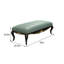Banc rembourré en cuir véritable European Light Luxury-100813804-100813805