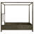 Debie Park Queen Canopy Bed Dark Cocoa-1737685990