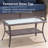  9-Piece Patio Furniture Set With Swivel Glider Chairs, 6-Inch Ultra-Plush Cushions & Water-Resistant Olefin Fabric-118850213