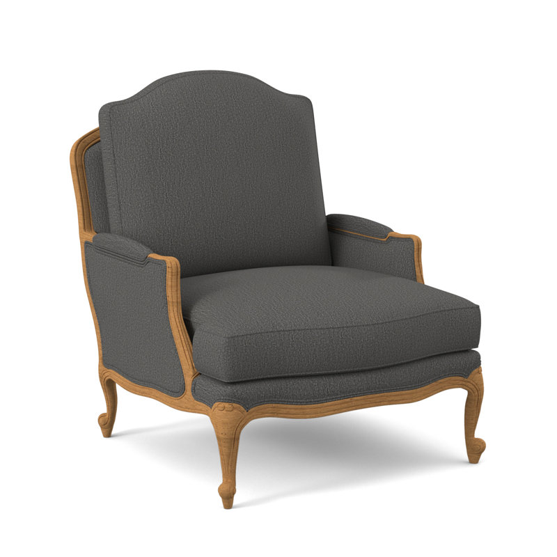 St. Helena Armchair, Amber, Structure Royal Blue