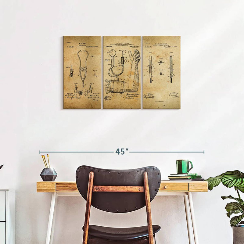 «Doctor Compilation», brevet sur plusieurs pièces, H 33 po x l 20 po x P 1,25 po