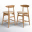 Tabouret de comptoir de 25,21 po de hauteur Medora-1973304515-1980033310