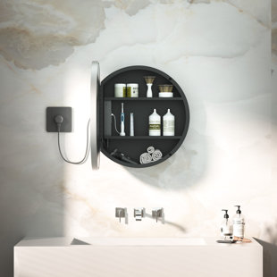 Tablette ajustable avec miroir pour armoire à pharmacie Gervon