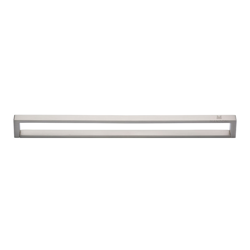 Poignée boîte, Nickel satiné, 12 5/8"