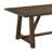 Kaelyn Dark Oak Finish Dining Table