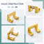 Double crochet mural pour peignoir-96216094