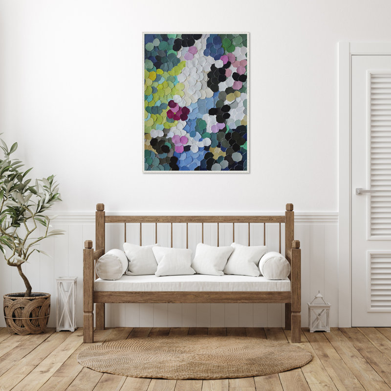 «Walking traverse Waddesdon Gardens» par Coco Good, reproduction d'art sur toile encadrée, H 42 po x l 32 po
