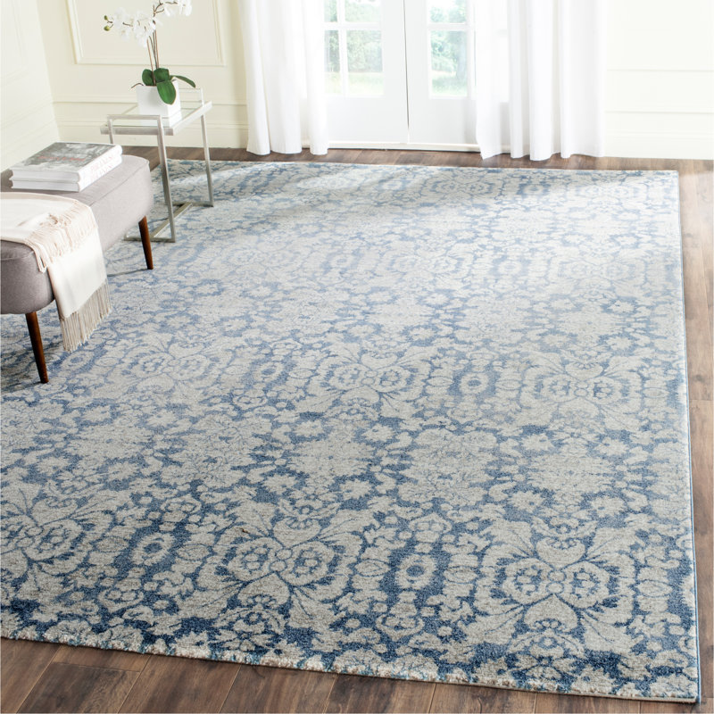 Tapis floral Weigle Sofia Performance, Rectangle 6 pi 7 po x 9 pi 2 po
