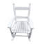 Chaise berçante blanche pour enfants - intérieur ou extérieur - convient aux enfants-370540578