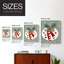 «Christmas Holiday Art» DCCDV, reproduction d'art encadrée - bois massif-90999932-90999925