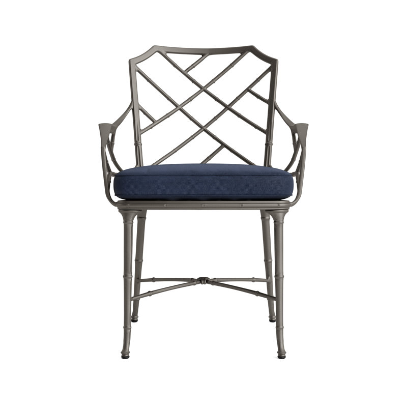 Calcutta Outdoor Dining Chair, Mica, Fusion Neptune