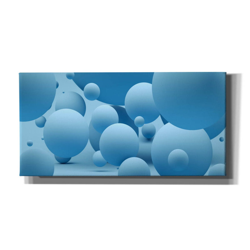 " Bubble Rain ", 20" H x 40" W x 1.5" D