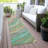 Machine Washable Indoor/Outdoor Xhevrie Teal Rug-112125953