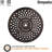 Patio Dining Table, Cast Aluminum Outdoor Bistro Table With Umbrella Hole Round Conversation Table, Antique Bronze