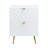 Gaines 2-Drawer Nightstand in High Gloss-39490623