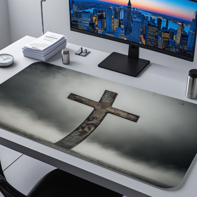 Polyester Desk Pad, 23.6x13.8