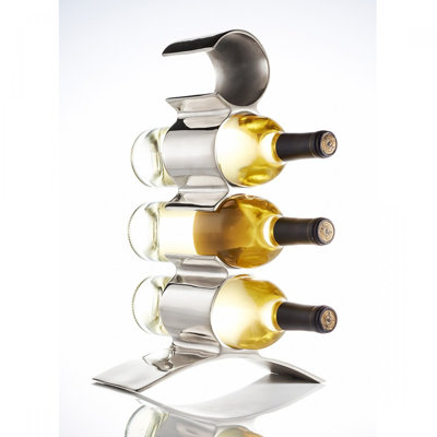 Munich 4 Bottle Tabletop Wine Bottle Rack