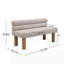 Banc de salle à manger rembourré-118630804