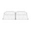 10Pcs Metal Garden Fences