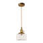 1 - Light Brass Pendant