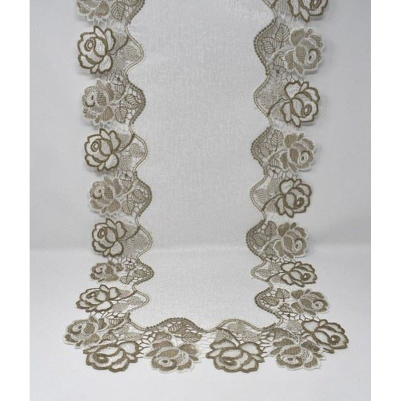Chemin de table floral carressa, L 36 po x l 16 po