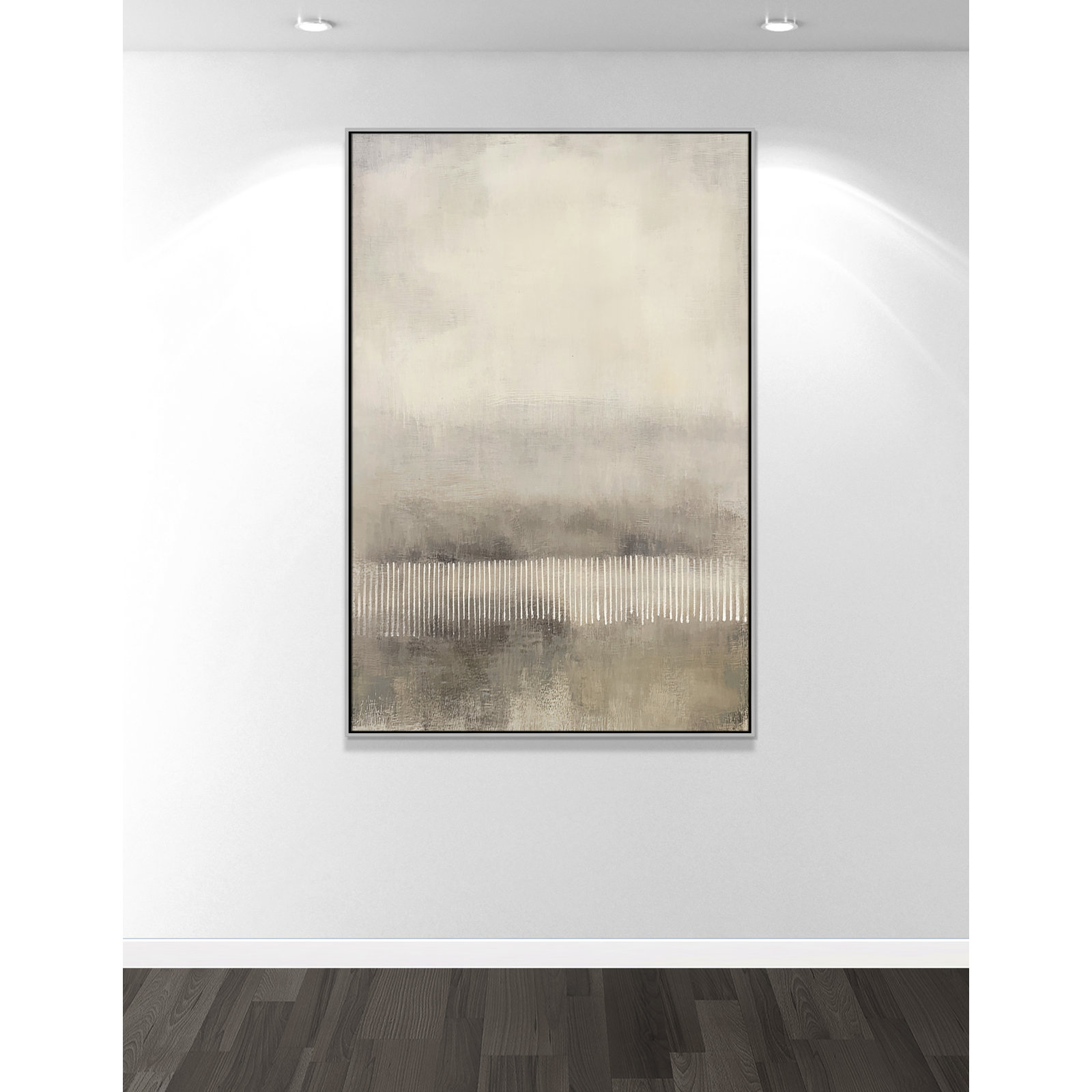 Balanced Silence I Print by Irena Orlov, 61.5" H x 41.5" W, Silver Floater