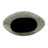 9.5X5.5X12" Aluminum Layered Chisel Oval Vase