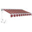 Auvent rétractable motorisé pour terrasse 10 pi x 8 pi Advaning-859885063-859885056