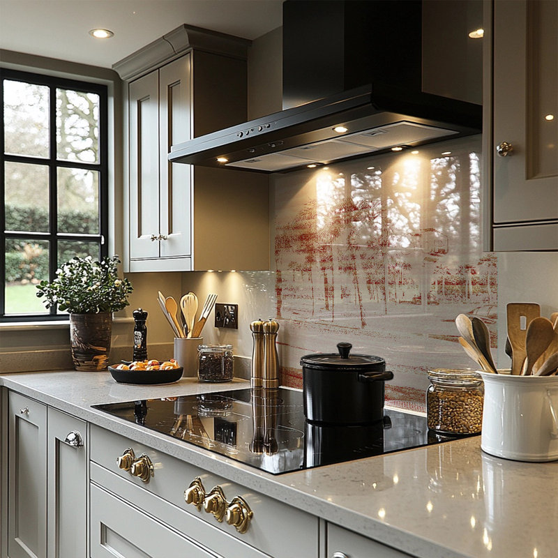 Palm Splash Back, 80cm L x 60cm W
