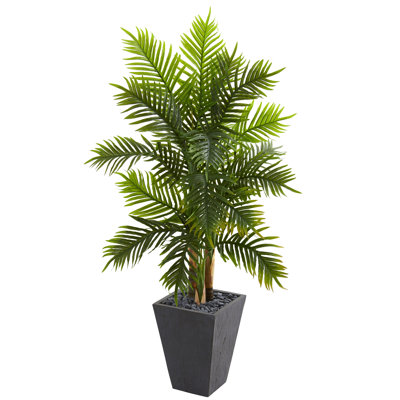 Palmier artificiel 66" en pot de fleurs