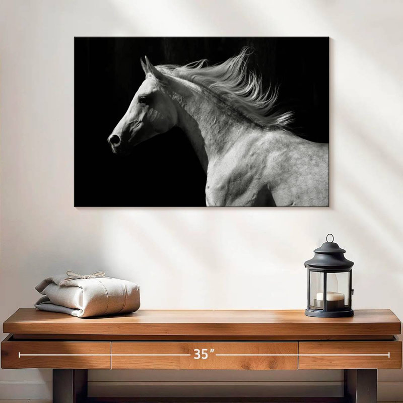Cheval arabe Brampt, H 8 po x l 12 po