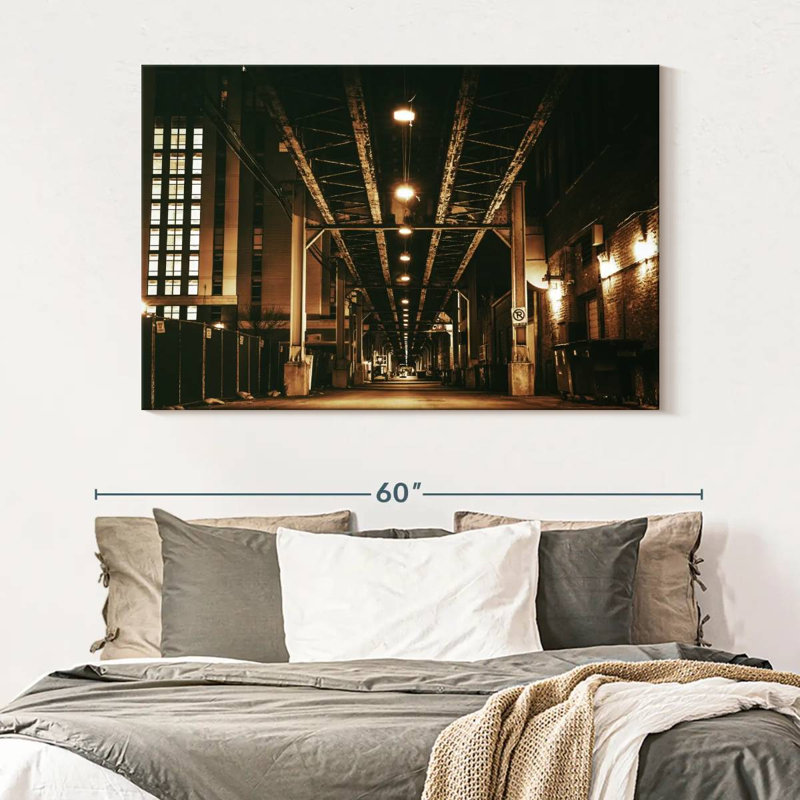 Mehar Chicago Train Bridge, 34" H x 51" W