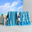 Serviettes de plage 100% jacquard 100% coton-631161575
