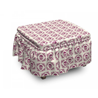 Box Cushion Ottoman Slipcover