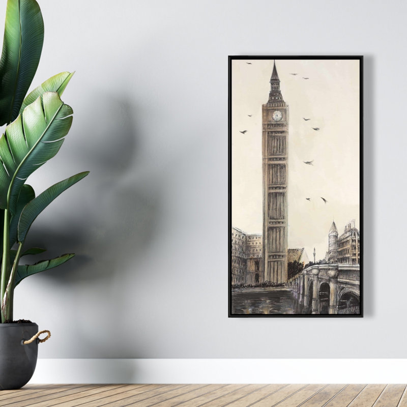Big Ben in London - Toile encadrée pour le salon de la décoration intérieure