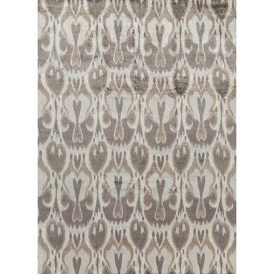 Hand Knotted Geometric Area Rug