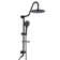 Rainfall Shower and Handheld Shower Combo with Slide Bar