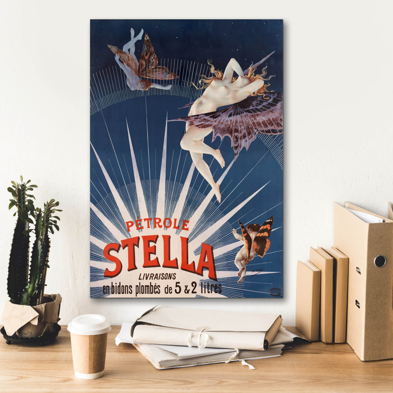 «Petrole Stella» par Gray, H 26 po x l 18 po x P 0,75 po