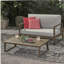 Causeuse et table basse Belge-1650192172