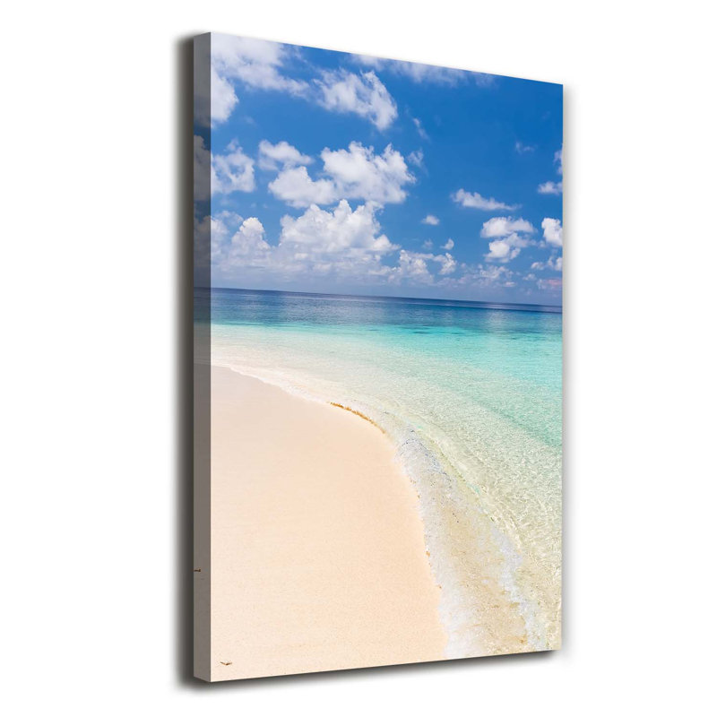 Maldives Beach - Wrapped Canvas Print