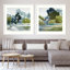 «Fields Reflections - lot de 2» par Jacqueline Ellens, impressions murales encadrées-366285945-366285920
