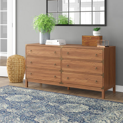 Akyah 60.7'' W 6 - Drawer Dresser