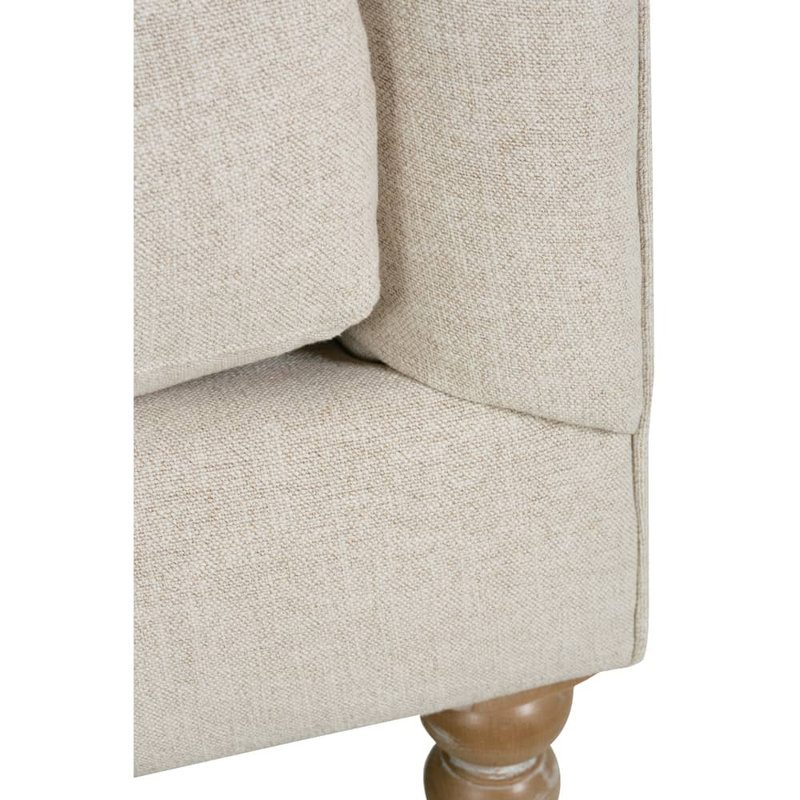 Madeline Accent Chair, Washed Oak, Straw (BU102-28)