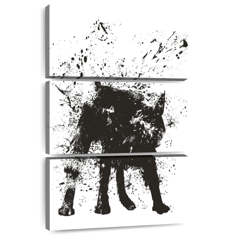 Hitzel Wet Dog, 65" H x 42" W