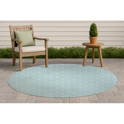 Long Drop Non-Slip Outdoor Rug