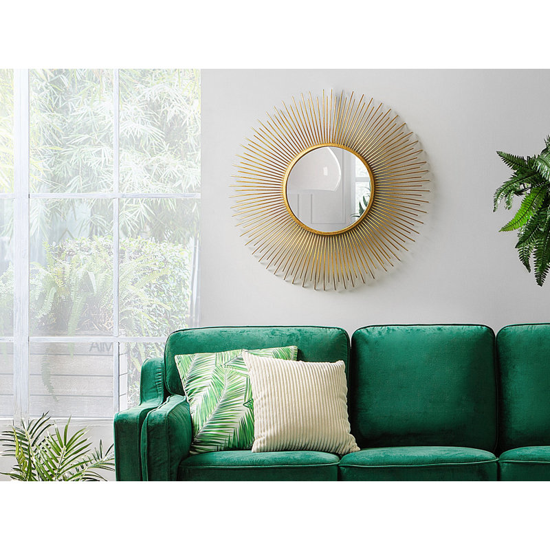 Allyssa Metal Flat Wall Mirror