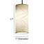 Mini-luminaire suspendu cylindrique 1 lumière Sroda-2099743610