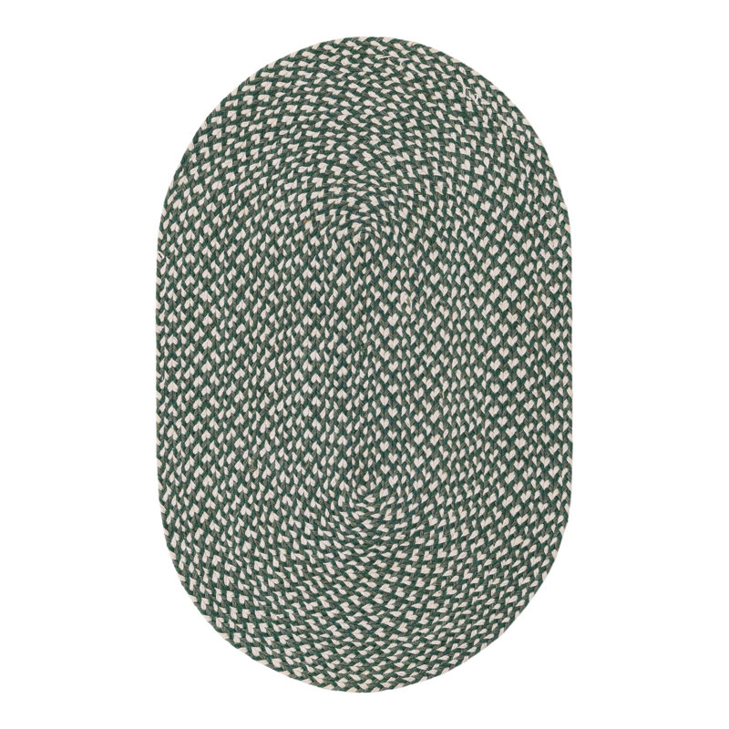  Tapis en jute tressé Tweed, Ovale 2 po x 3 pi 1 po