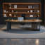 Bureau de luxe moderne et lumineux-724068492